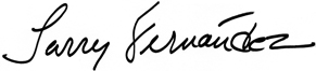 Larrys signature
